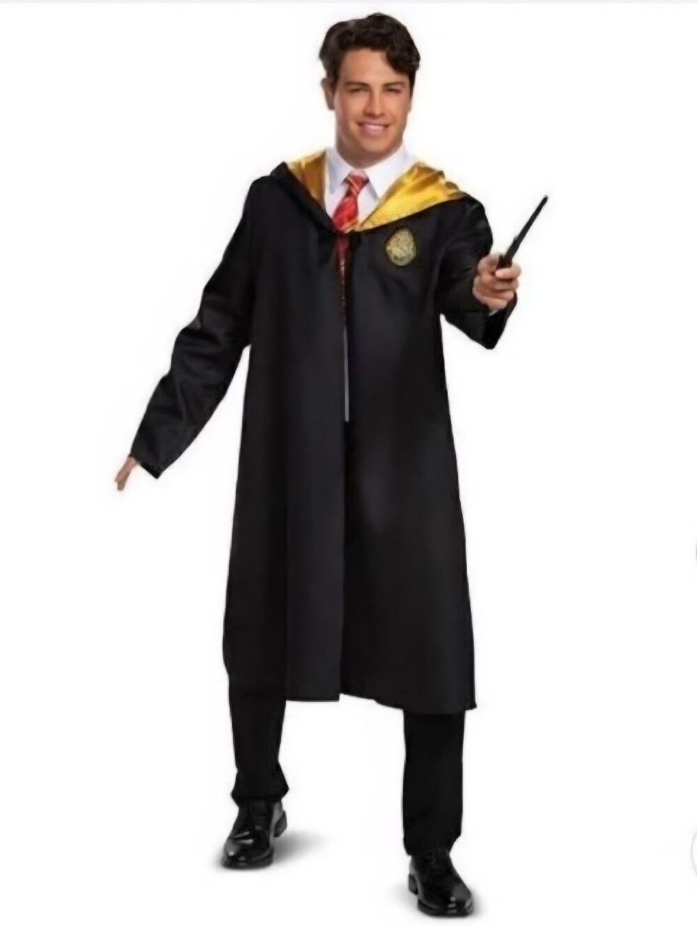 NWT Harry Potter Adult Unisex Hogwarts Halloween Costume Hooded Robe, One Size